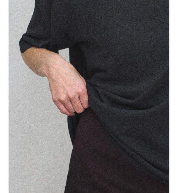 SALON adam et rope'「ハイツイストコットンニットTシャツ」|Tシャツ・カットソー|