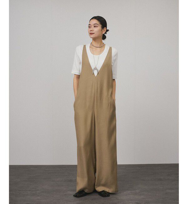 SALON adam et rope'「Primaveil ファームリーリブハーフスリーブTシャツ」|Tシャツ・カットソー|