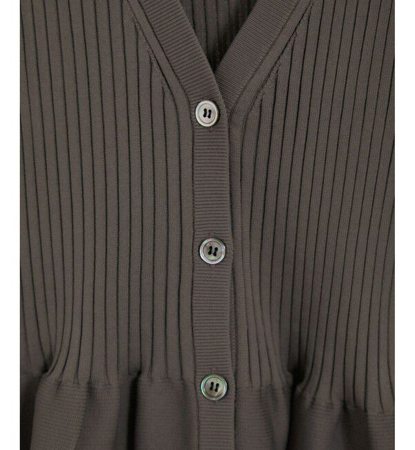 SALON adam et rope'「【WEB限定】リブフレアーペプラムプルオーバー 2［2WAY・追加］」|ニット・セーター|