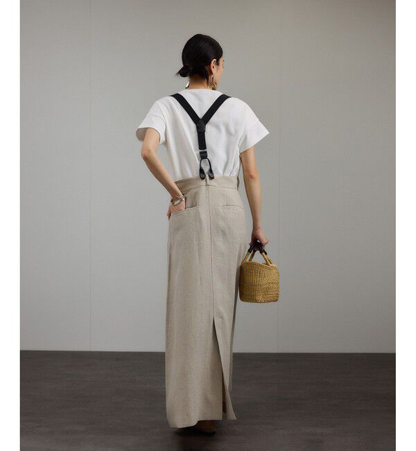 SALON adam et rope'「【WEB限定】フレンチスリーブポンチTシャツ［太ボーダー/無地］」|Tシャツ・カットソー|