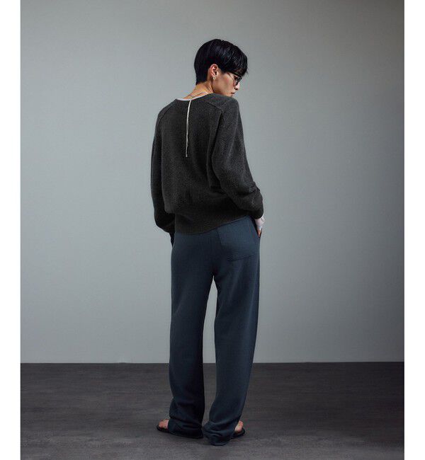 SALON adam et rope'「カシミヤクルーネックニットカーディガン」|カーディガン|