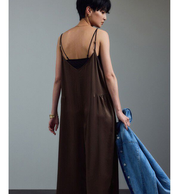 SALON adam et rope'「リバーレースサロペット / ロンパース」|オールインワン|