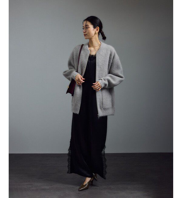 SALON adam et rope'「リバーレースサロペット / ロンパース」|オールインワン|