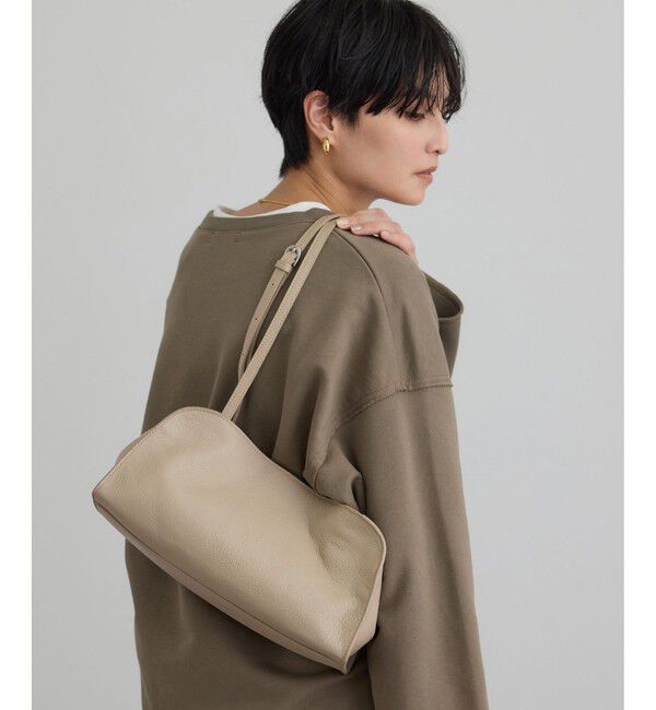 SALON adam et rope'「【WEB限定】【WS（ドゥーブル）】ナチュラルレザーロングハンドルバッグ」|ハンドバッグ|