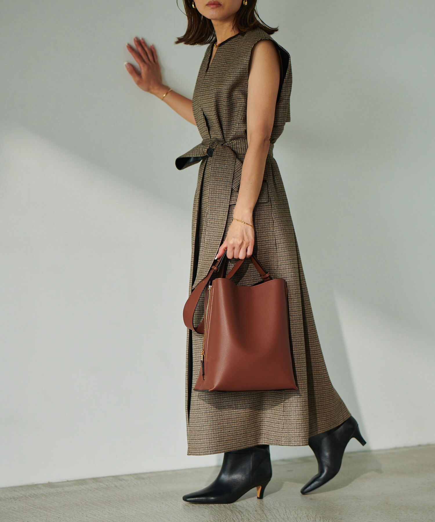 ROPE「【WEB限定】【E'POR】Y BAG Shoulder M（サイドジップショルダーバッグ）」|ショルダー・メッセンジャー|