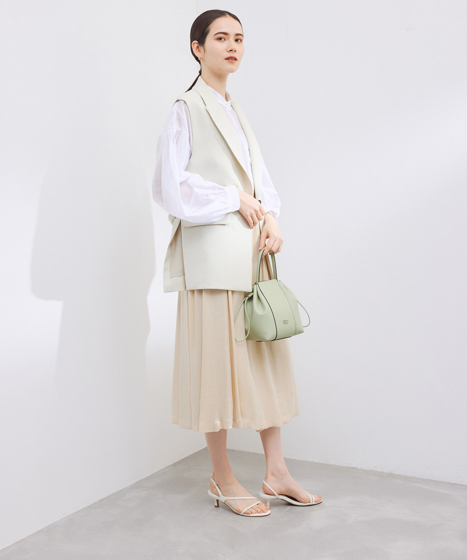 ROPE「【雑誌掲載】ナローストラップサンダル」|サンダル|