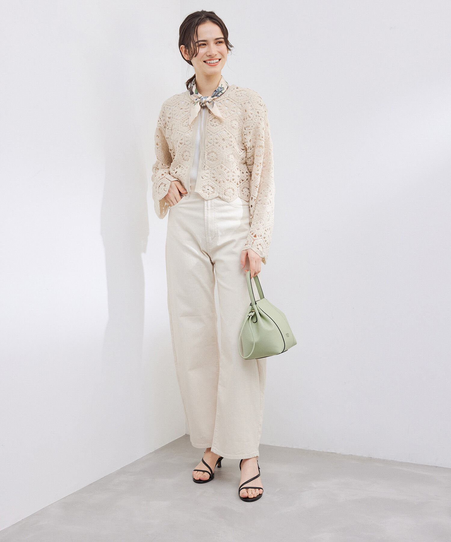 ROPE「【雑誌掲載】ナローストラップサンダル」|サンダル|