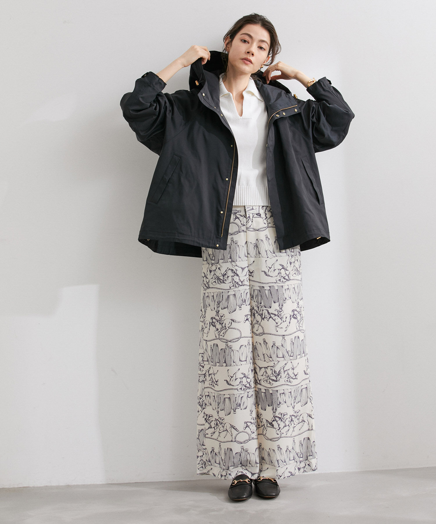 ROPE「フード付きマウンテンパーカー」|アウトドア|