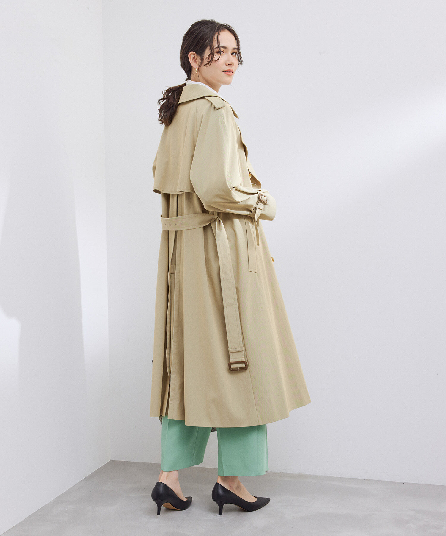 ROPE「ベーシックトレンチコート」|トレンチコート|