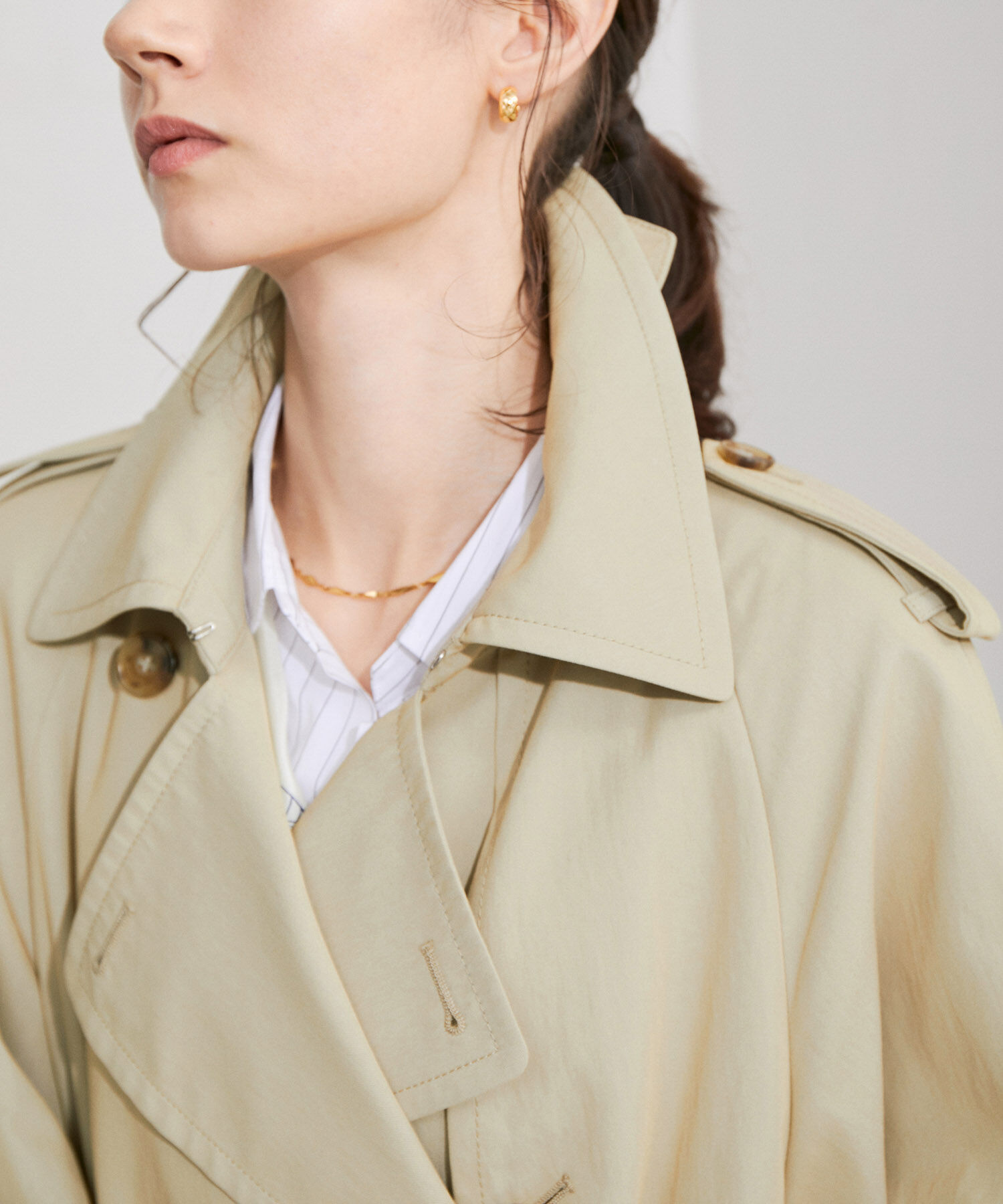 ROPE「ベーシックトレンチコート」|トレンチコート|