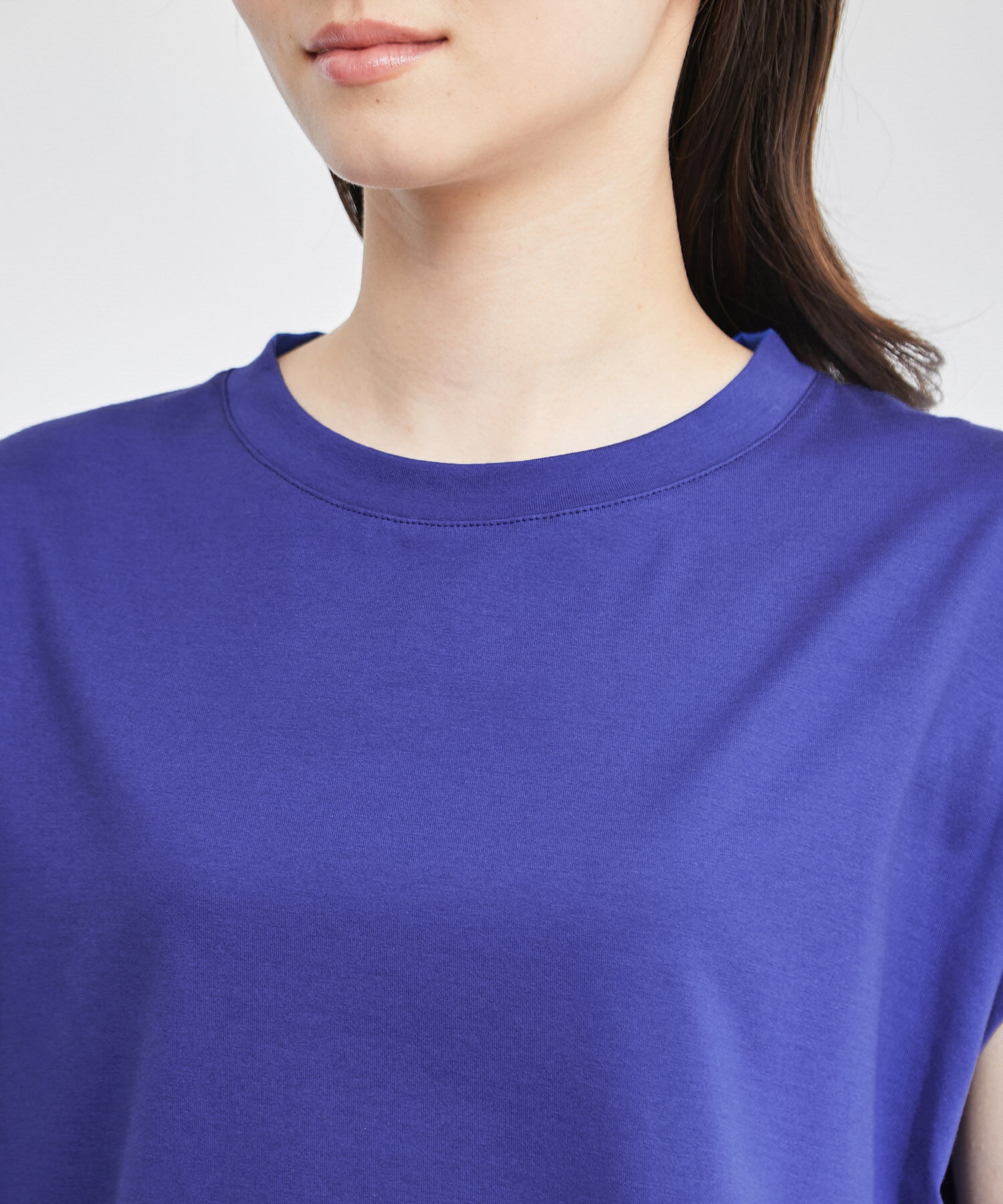 ROPE「【新色追加】【洗える】アームレットキャップスリーブTシャツ」|Tシャツ・カットソー|