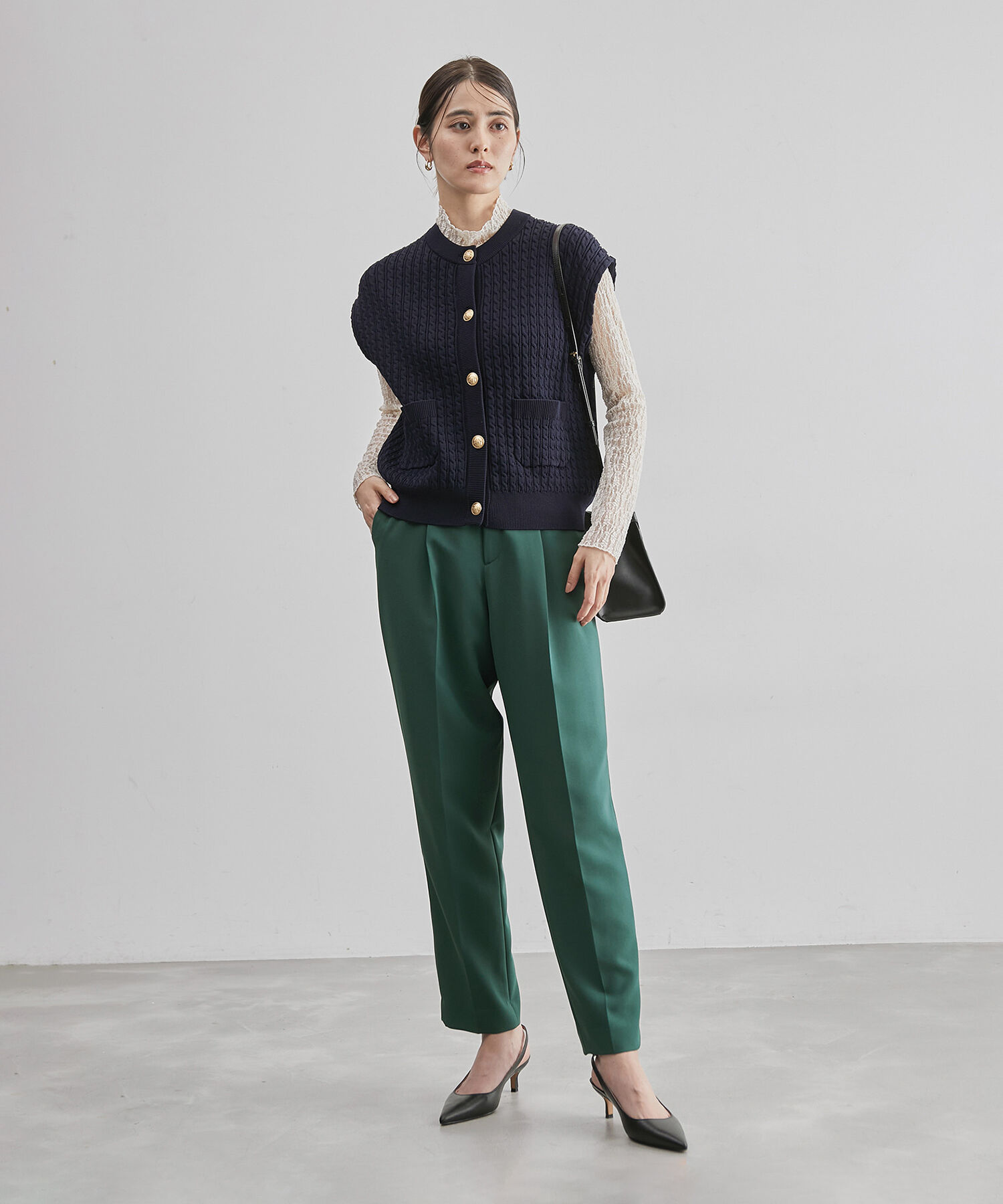 ROPE「【高評価】ダブルクロステーパードパンツ」|その他|