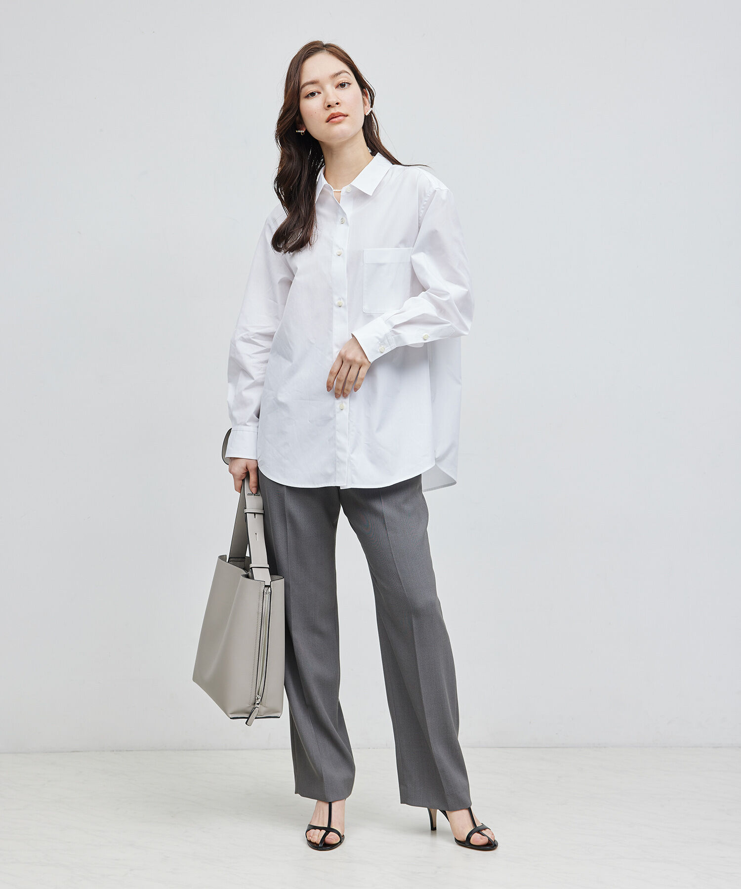 ROPE「【THOMAS MASON（トーマスメイソン）】レギュラーカラーシャツ【雑誌掲載】」|シャツ・ブラウス|