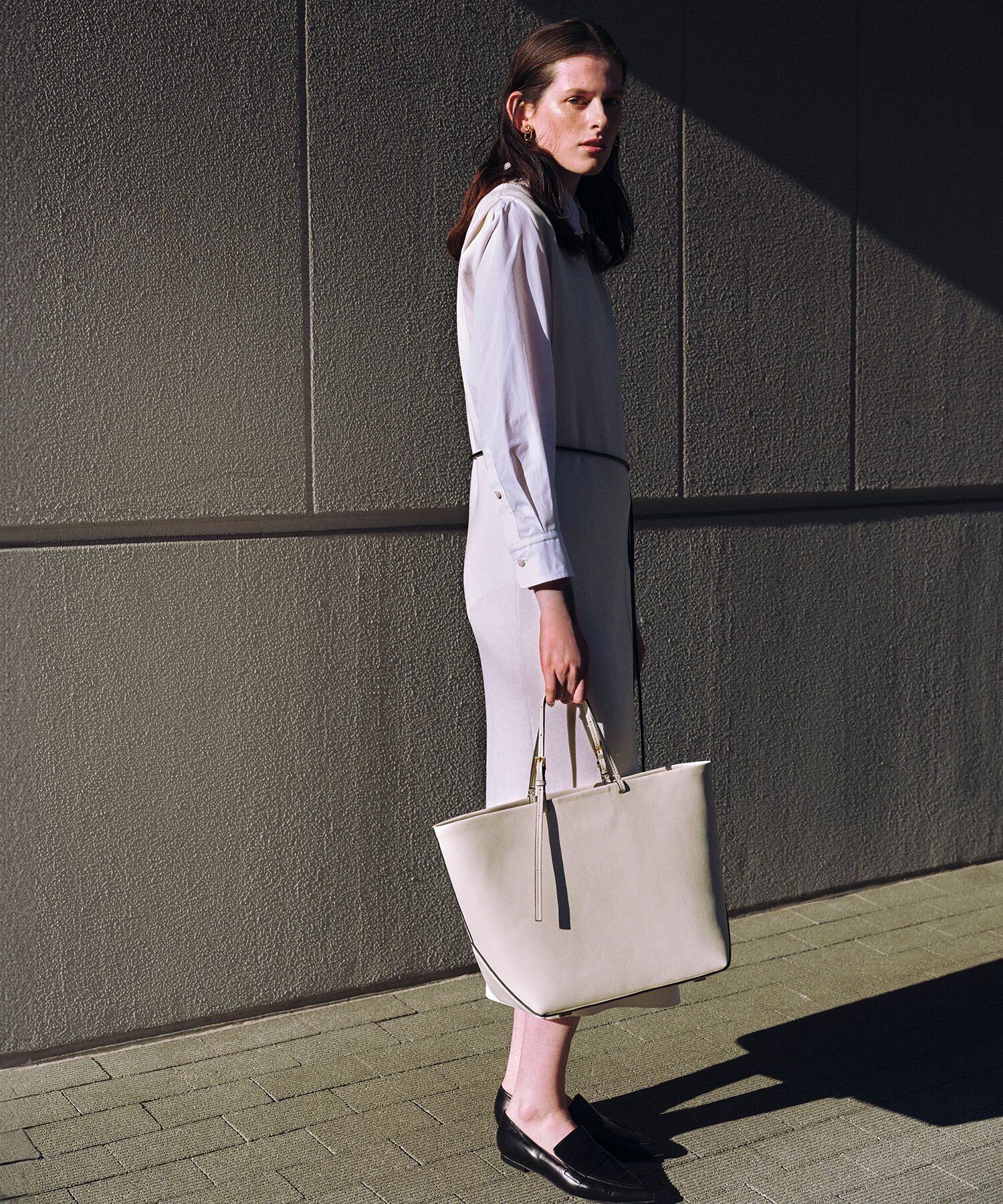 ROPE「【THOMAS MASON（トーマスメイソン）】レギュラーカラーシャツ【雑誌掲載】」|シャツ・ブラウス|