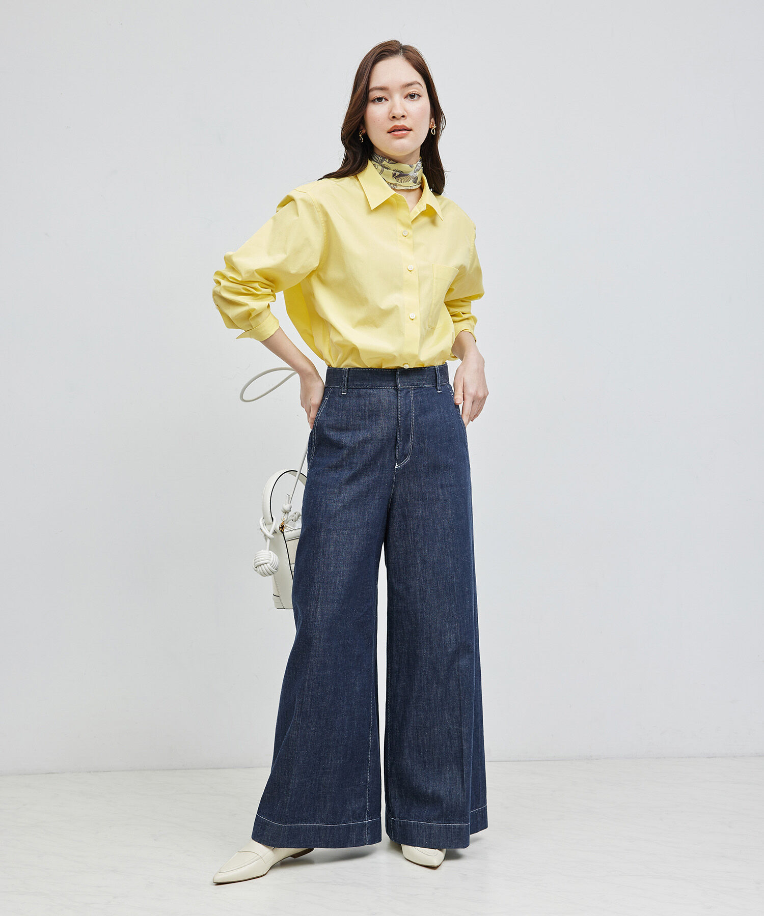 ROPE「【THOMAS MASON（トーマスメイソン）】レギュラーカラーシャツ【雑誌掲載】」|シャツ・ブラウス|