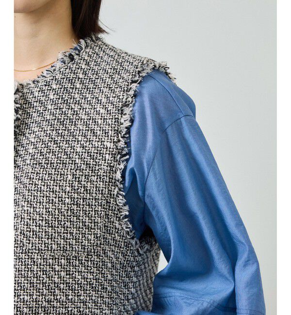 ROPE「ミックスツイードジレベスト」|ベスト・ジレ|