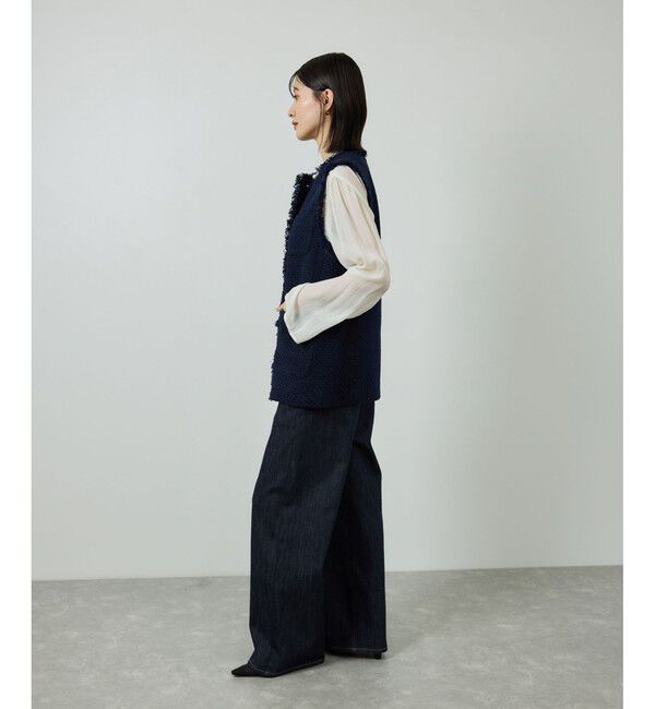 ROPE「ミックスツイードジレベスト」|ベスト・ジレ|