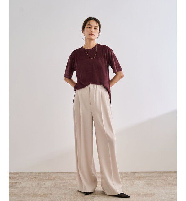 ROPE「シアーベロアTシャツ/イージーケア」|Tシャツ・カットソー|