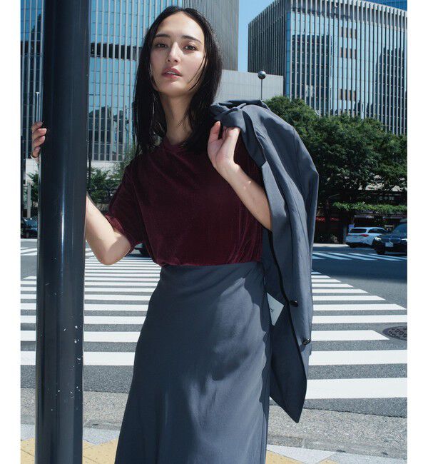 ROPE「シアーベロアTシャツ/イージーケア」|Tシャツ・カットソー|