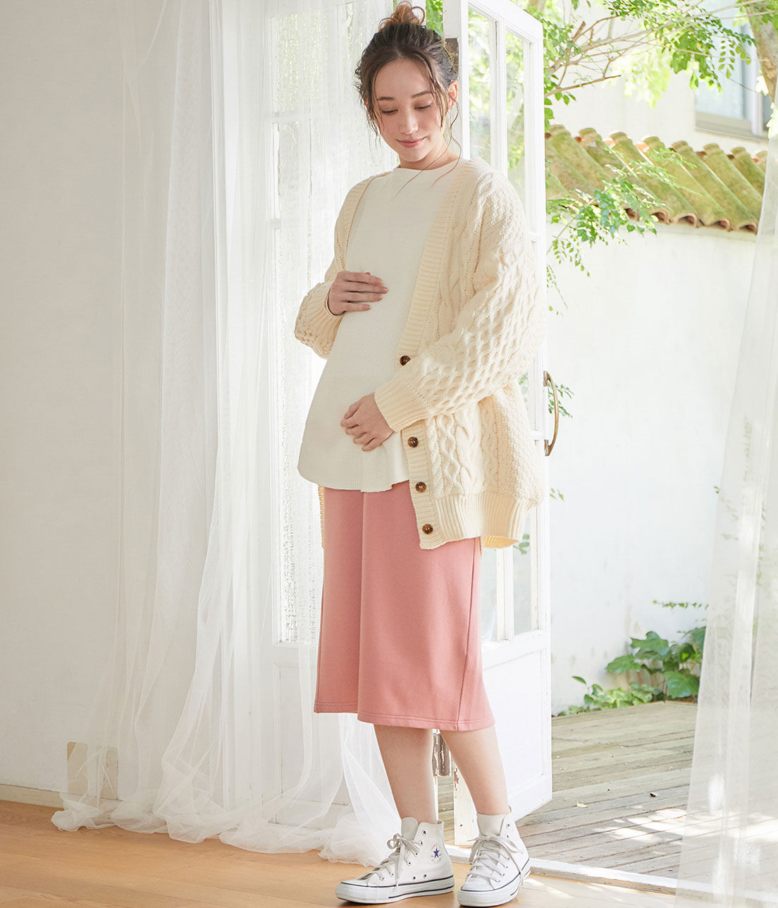 VIS「【ViSmommy】裏起毛スカート【WEB限定】」|スカート|