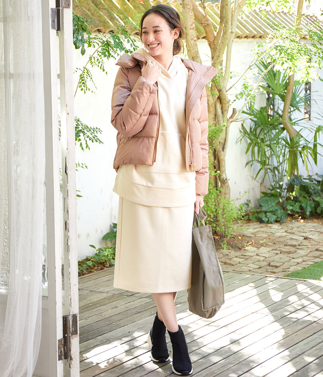 VIS「【ViSmommy】裏起毛スカート【WEB限定】」|スカート|