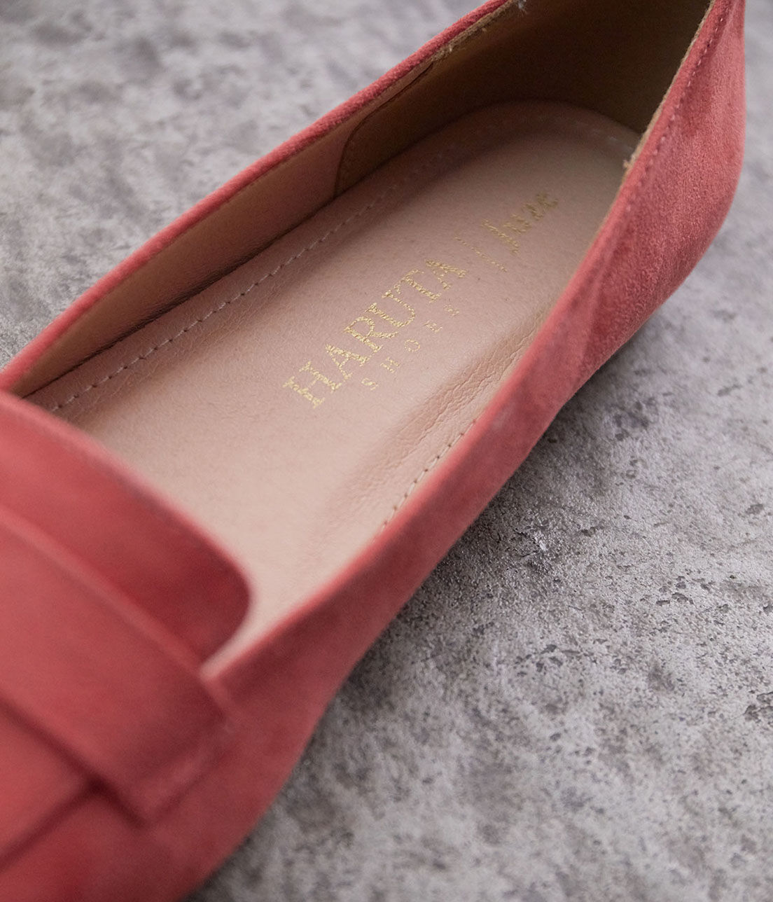 Juze「【HARUTA&times;Juze】スクエアトゥワンベルトソフトローファー」|ローファー|