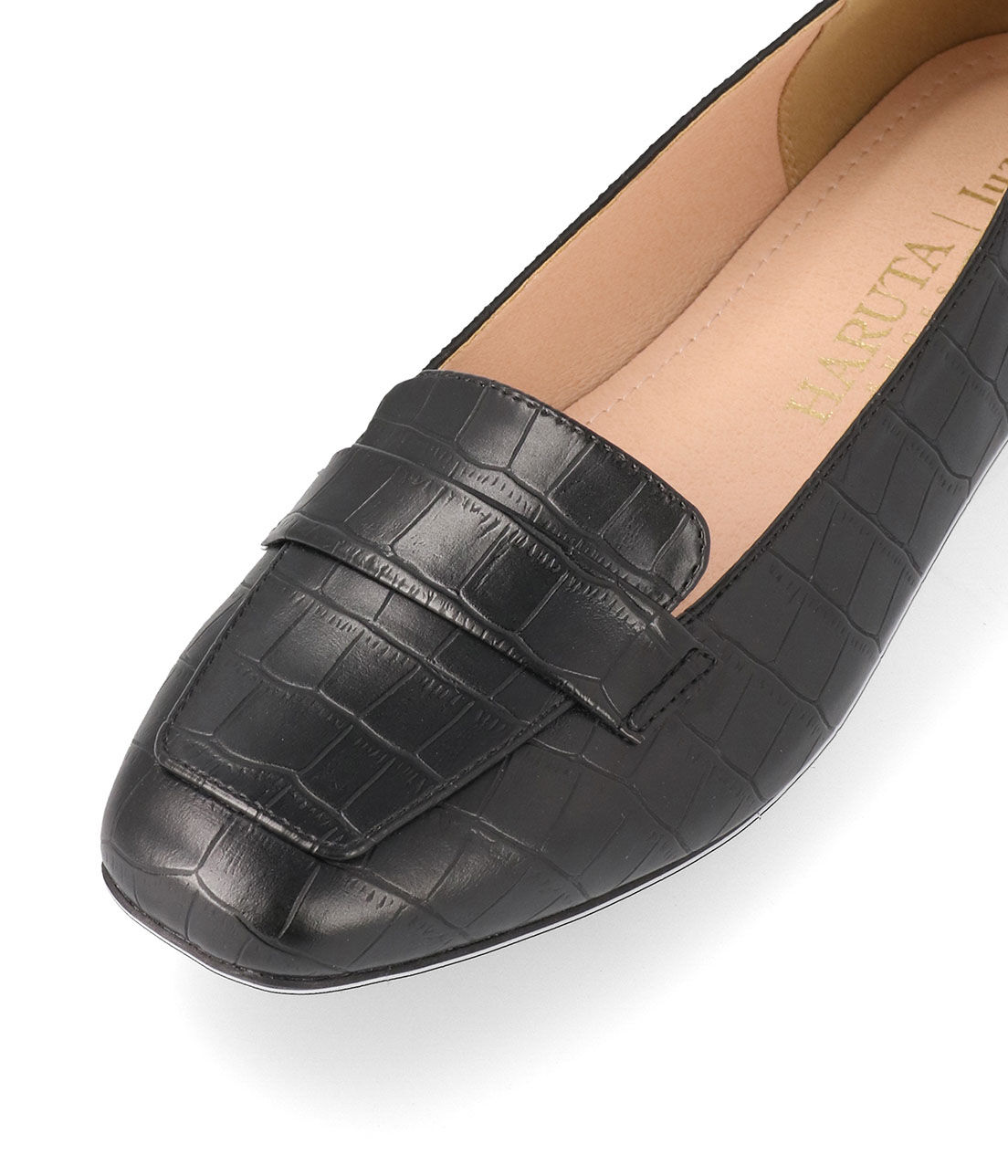 Juze「【HARUTA&times;Juze】スクエアトゥワンベルトソフトローファー」|ローファー|