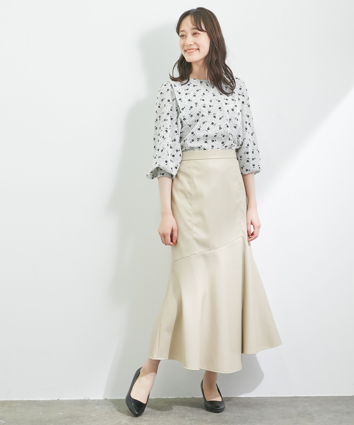 VIS「【ヴィーガンエコレザー】イレヘムスカート」|スカート|