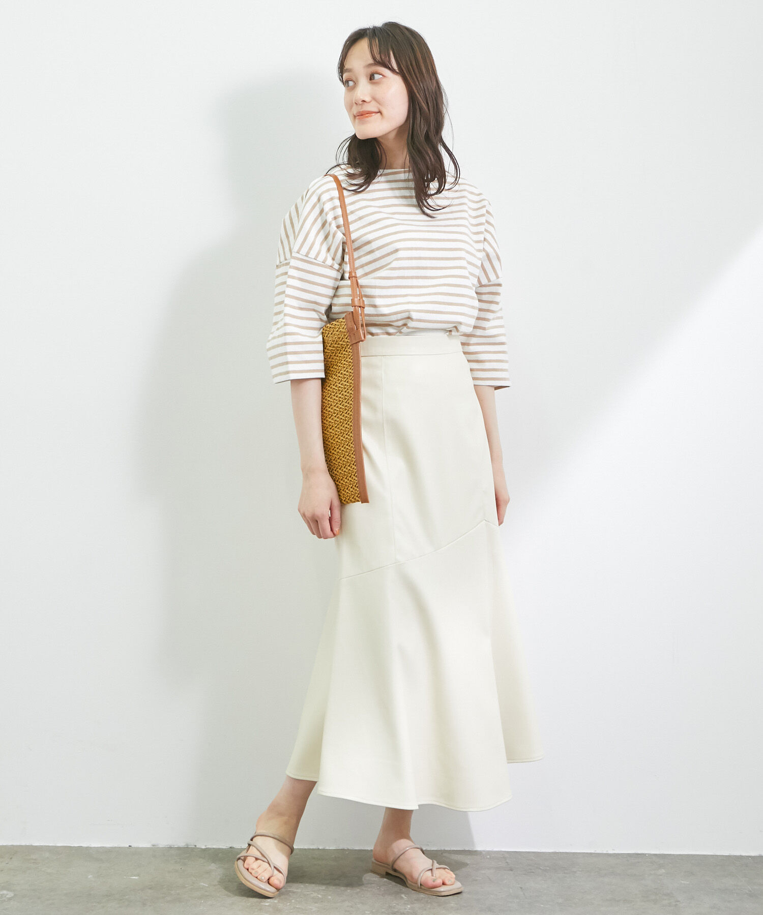 VIS「【ヴィーガンエコレザー】イレヘムスカート」|スカート|