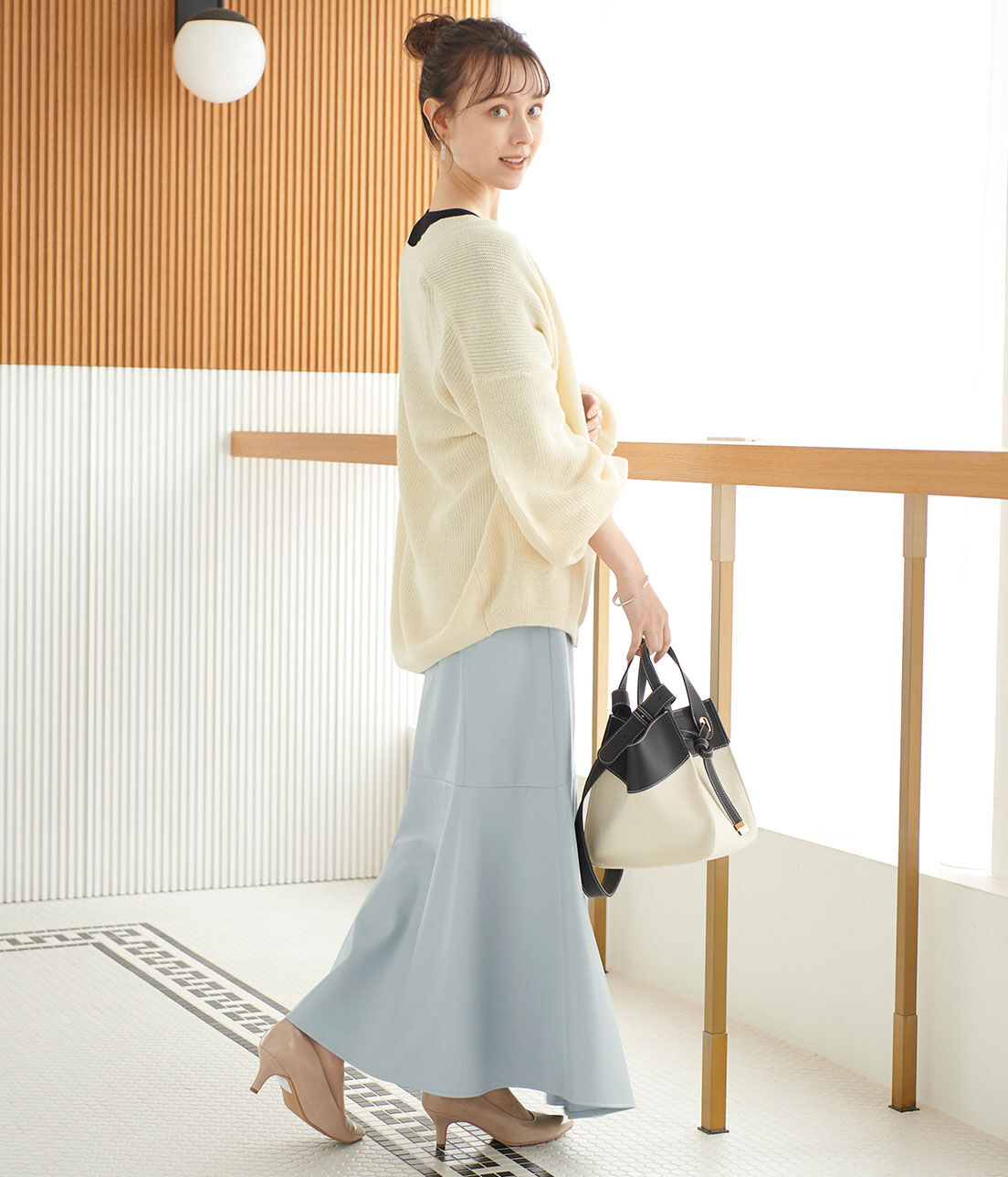 VIS「【ヴィーガンエコレザー】イレヘムスカート」|スカート|