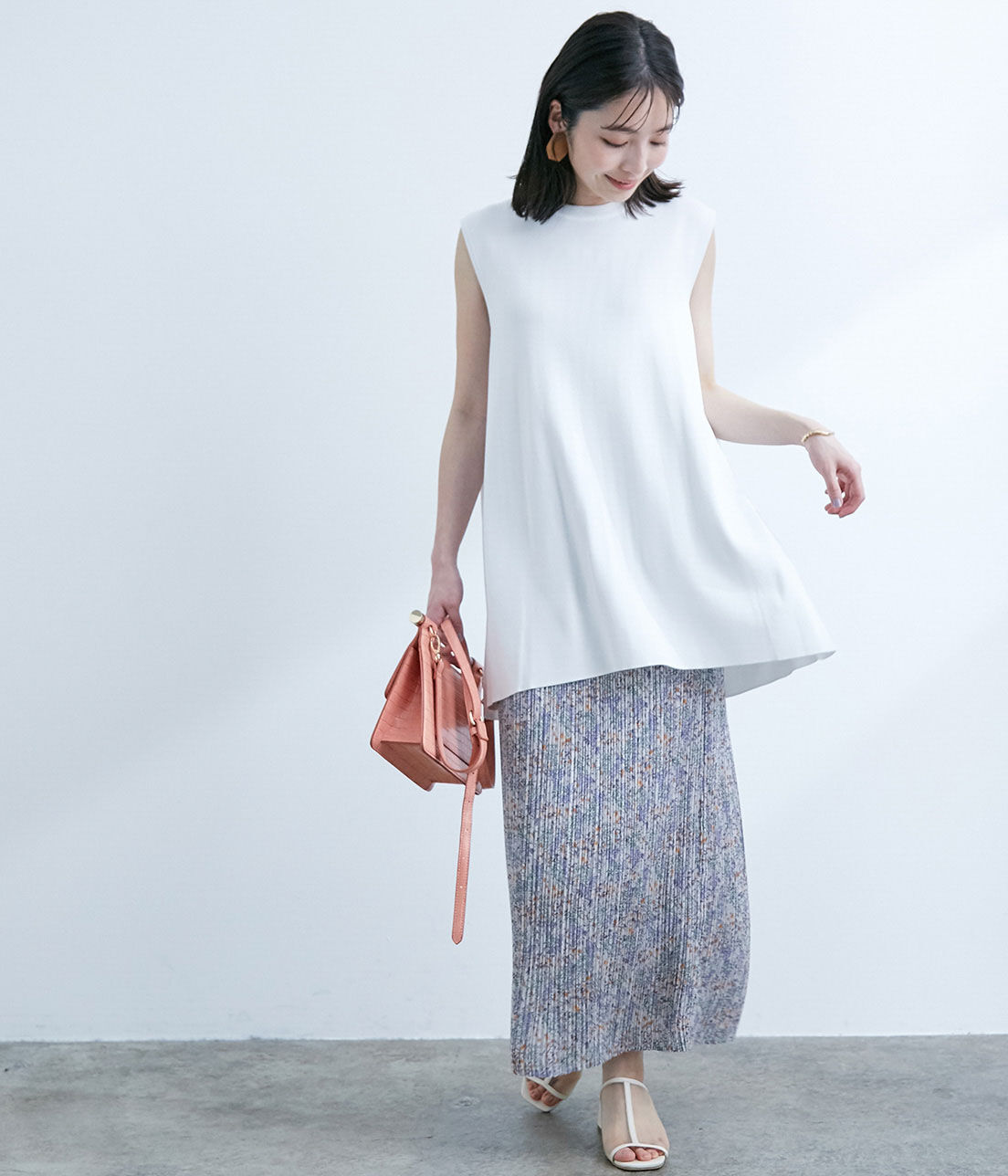 VIS「【TV着用】バックデザイン肩タックチュニックプルオーバー」|その他|