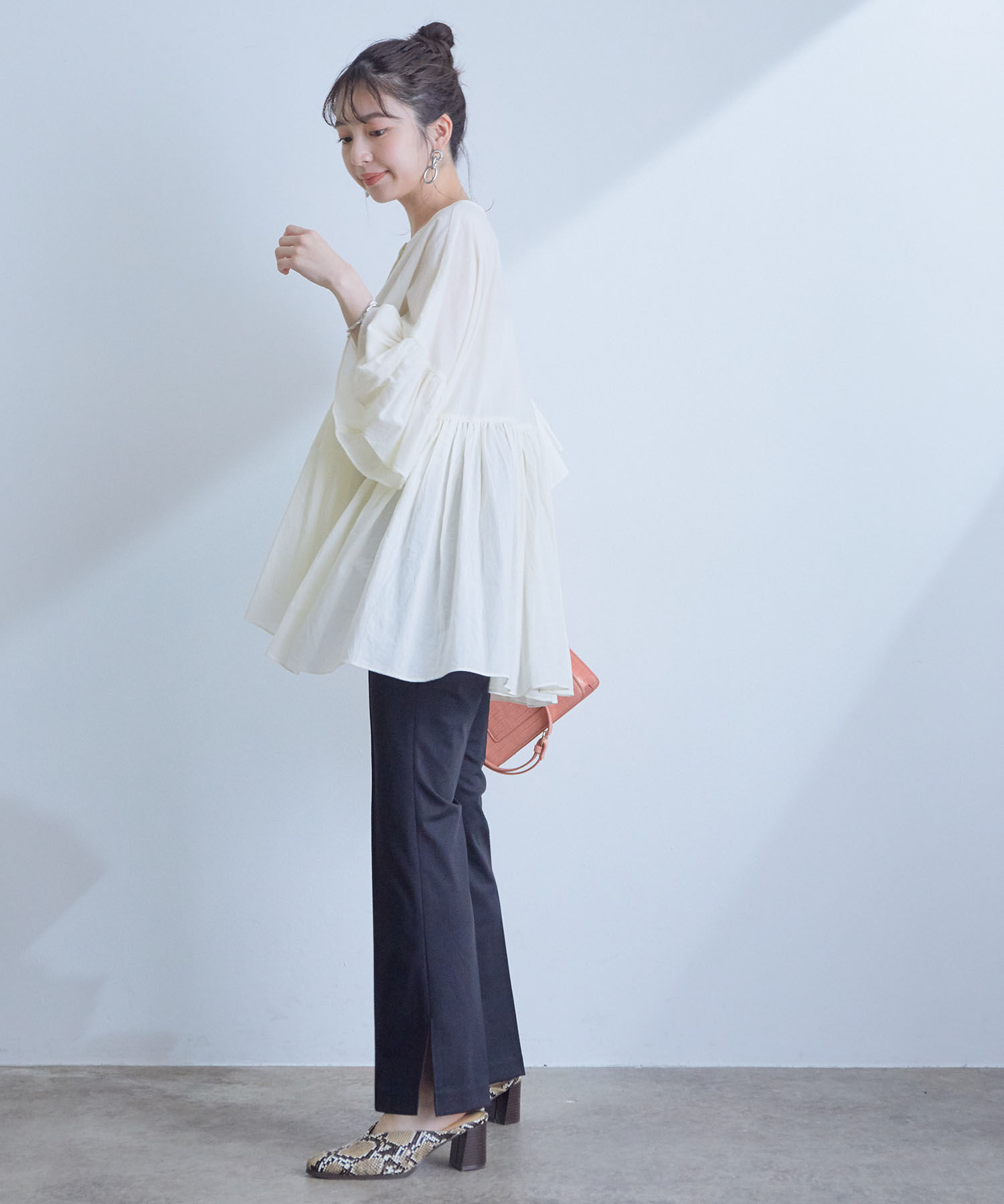 VIS「【TV着用】【接触冷感】クールビューティフレアパンツ」|その他|