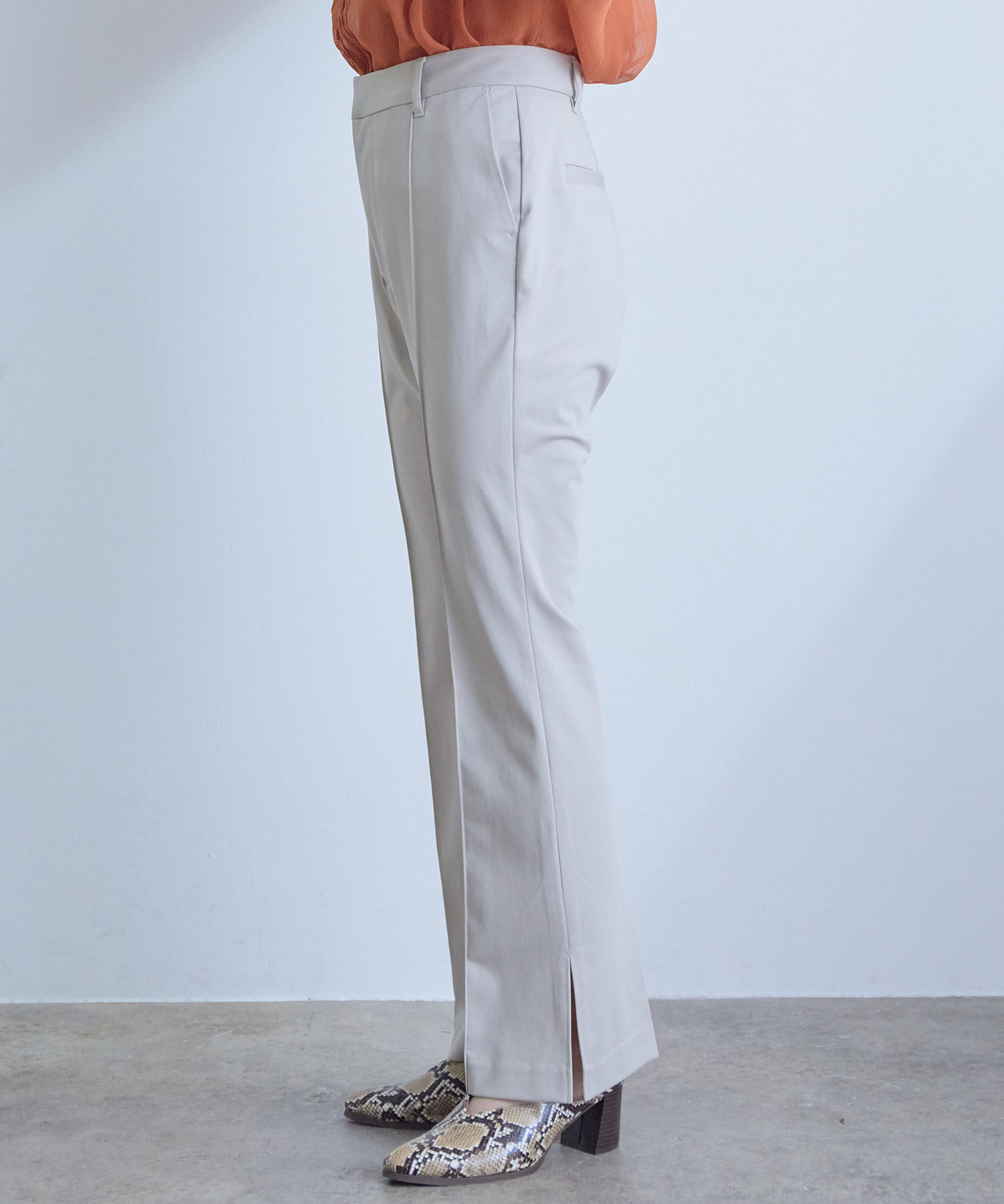 VIS「【TV着用】【接触冷感】クールビューティフレアパンツ」|その他|