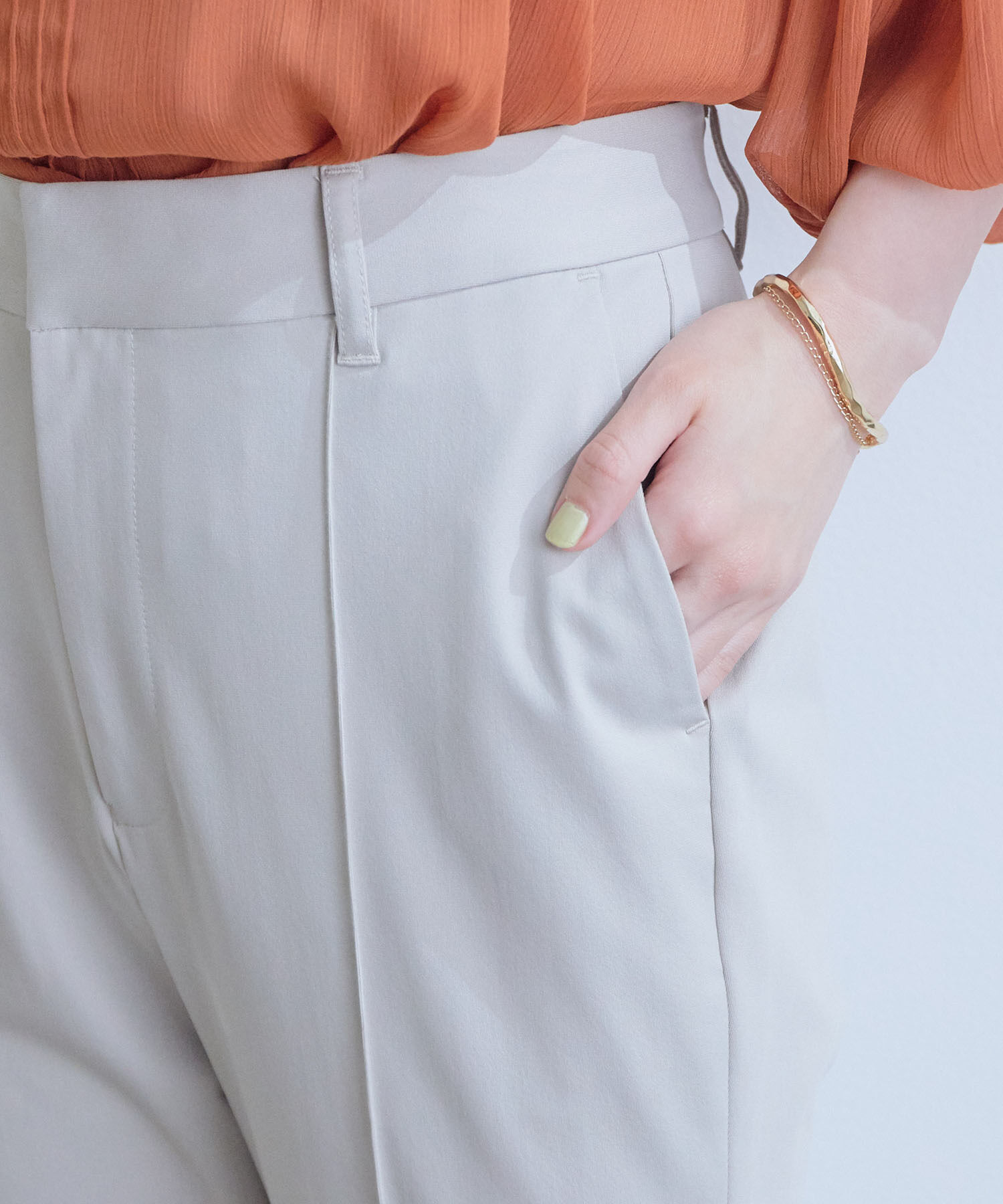 VIS「【TV着用】【接触冷感】クールビューティフレアパンツ」|その他|