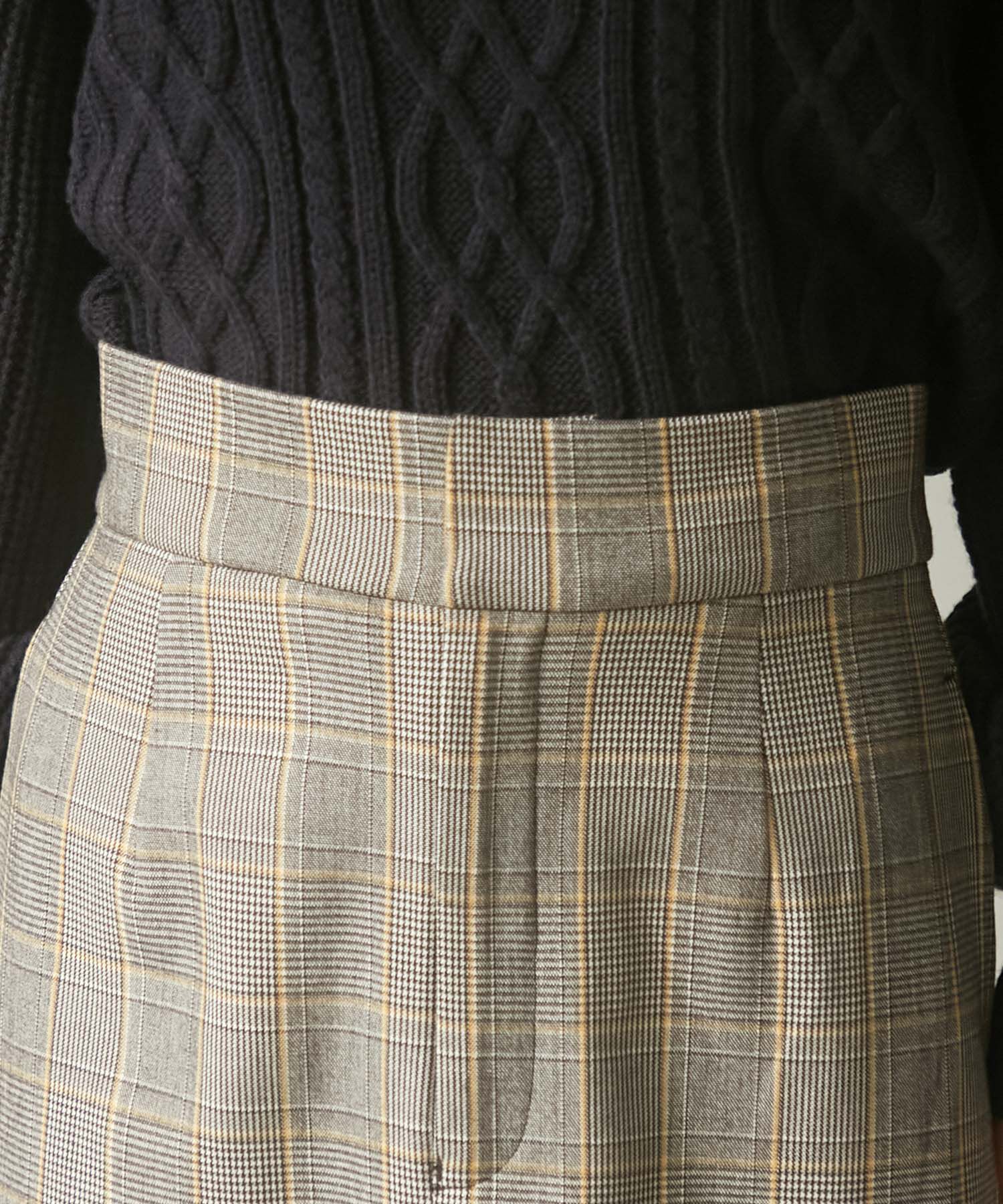 VIS「【HOT BEAUTY STRETCH】暖かく動きやすいタイトスカート」|スカート|