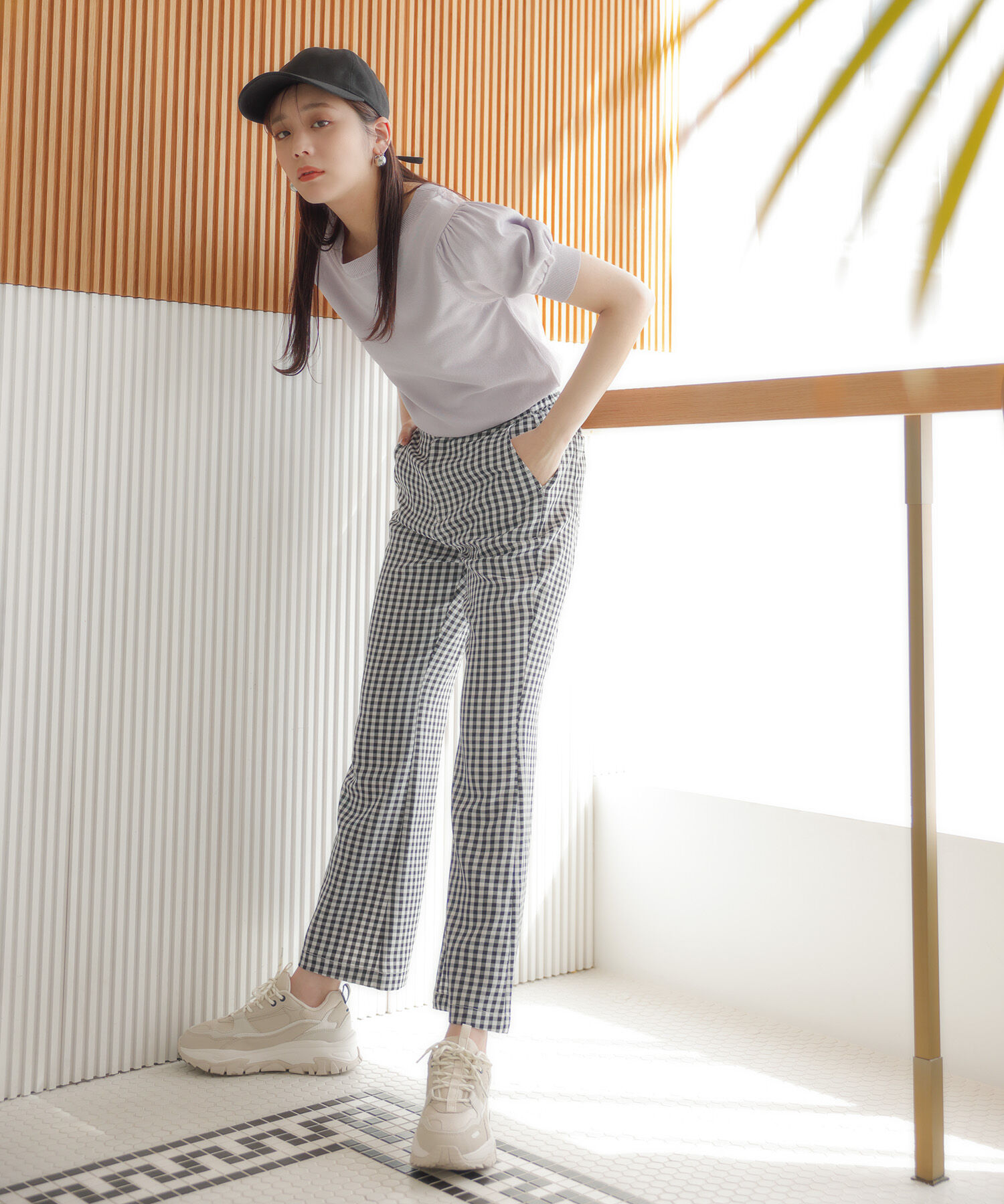 vis-a-vis「【WEB限定】前後2WAYレースコンビニット」|ニット・セーター|