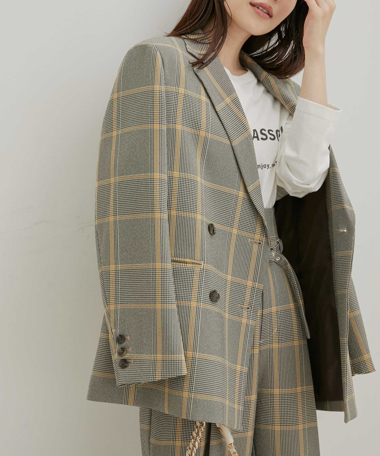 VIS「【Washable・EASY CARE】エコウールタッチジャケット【sustainable】」|テーラードジャケット|