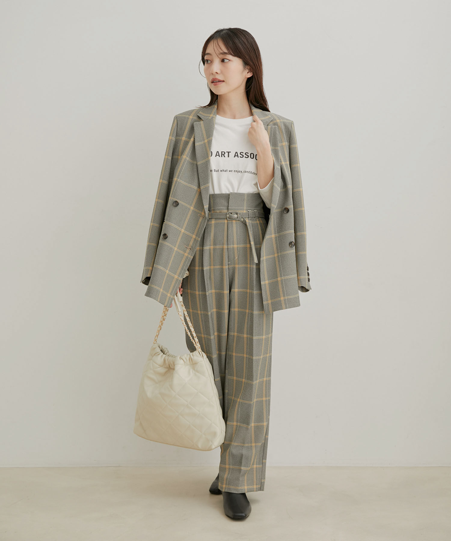 VIS「【Washable・EASY CARE】エコウールタッチジャケット【sustainable】」|テーラードジャケット|