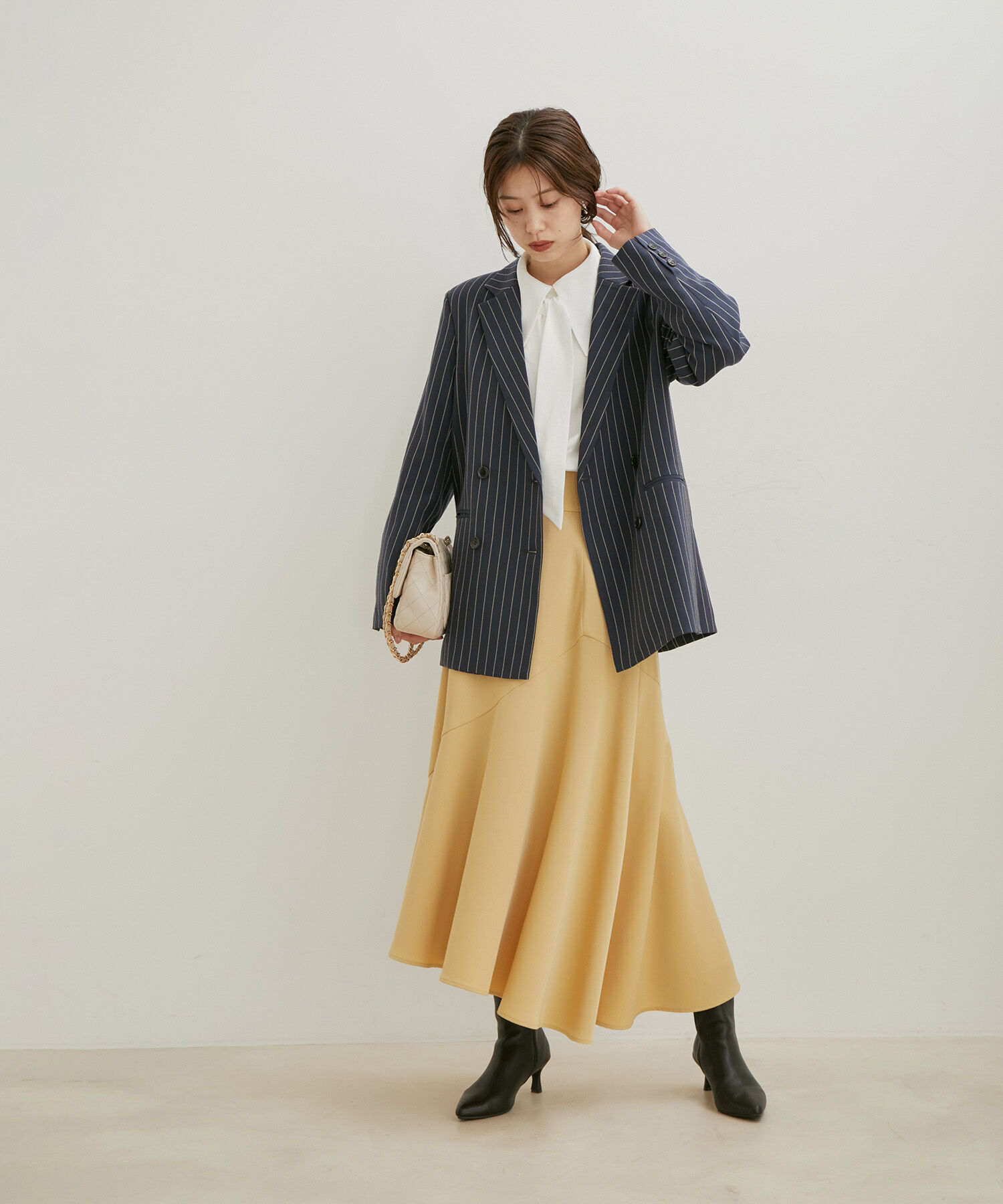 VIS「【Washable・EASY CARE】エコウールタッチジャケット【sustainable】」|テーラードジャケット|