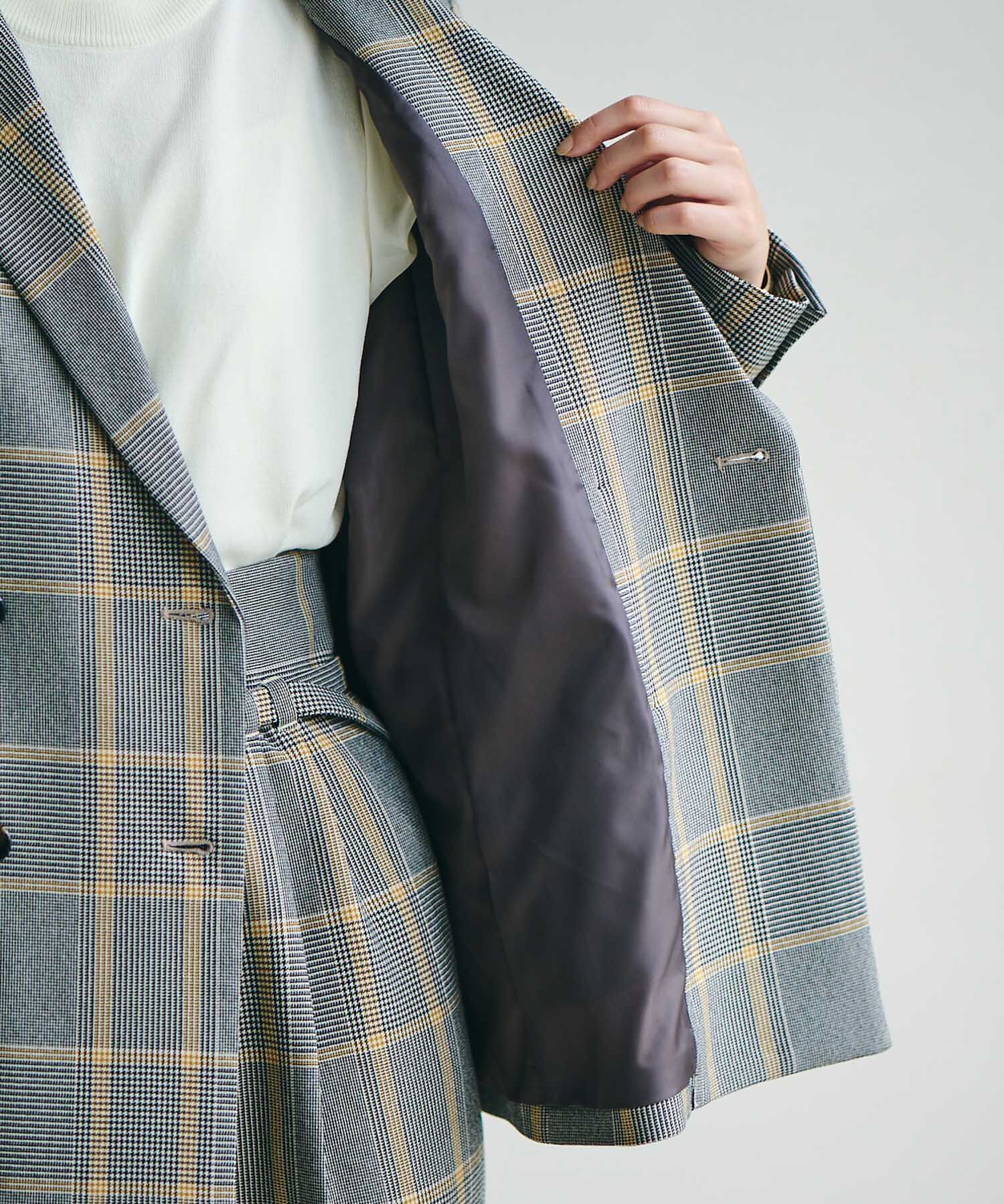 VIS「【Washable・EASY CARE】エコウールタッチジャケット【sustainable】」|テーラードジャケット|