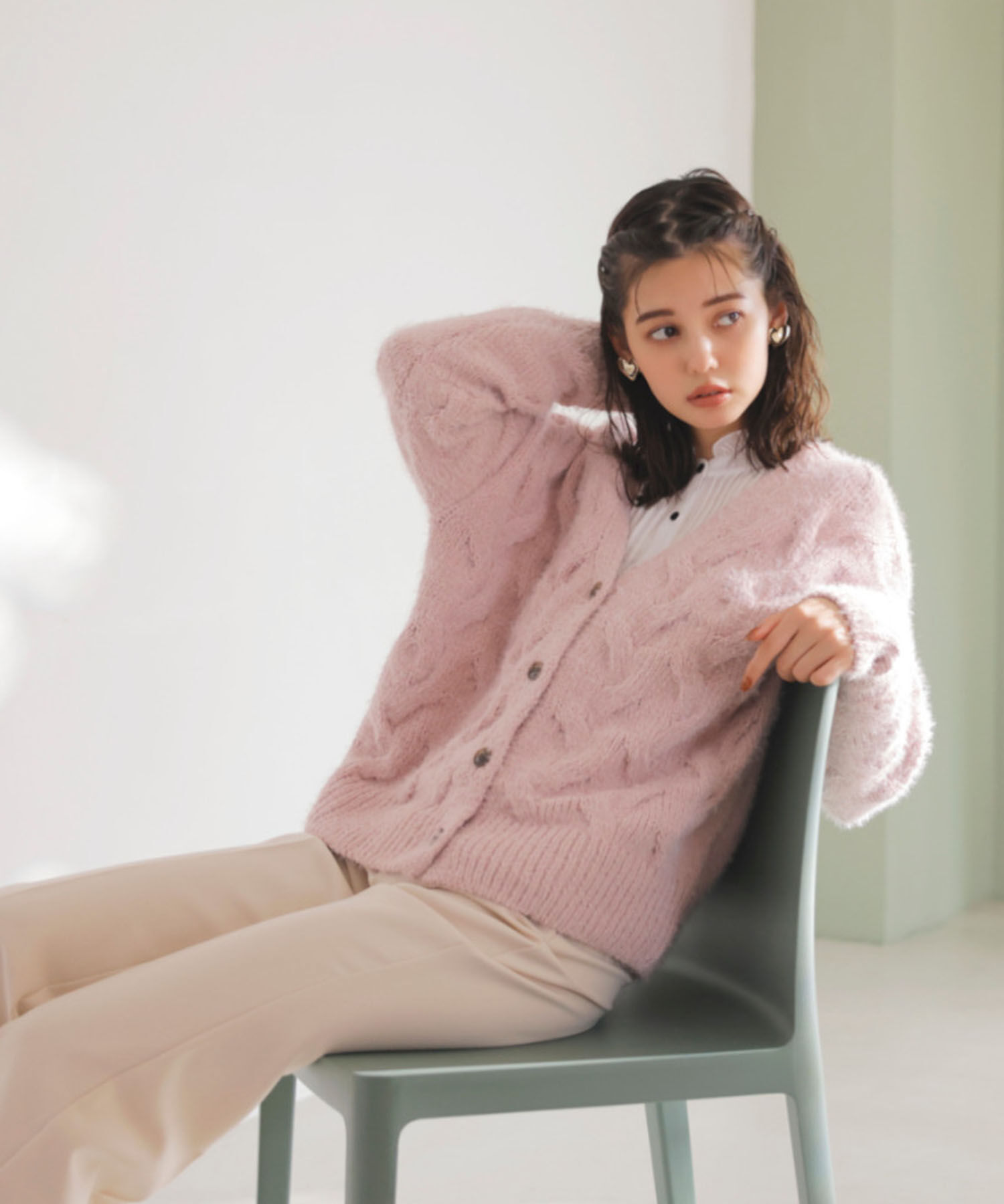 vis-a-vis「【WEB限定】【洗える】フレアパンツ」|スラックス|