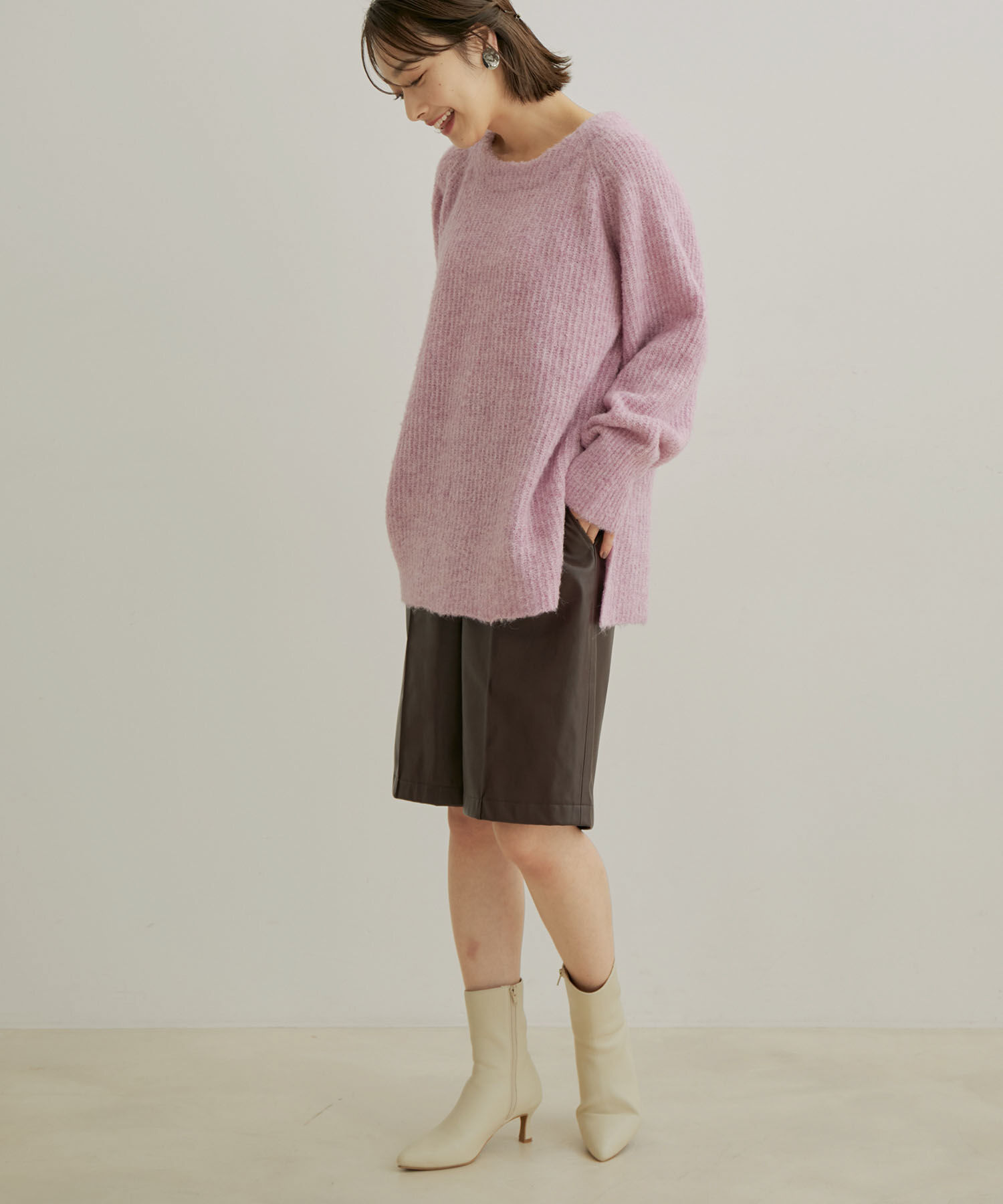 VIS「バックリボンルーズニット」|ニット・セーター|