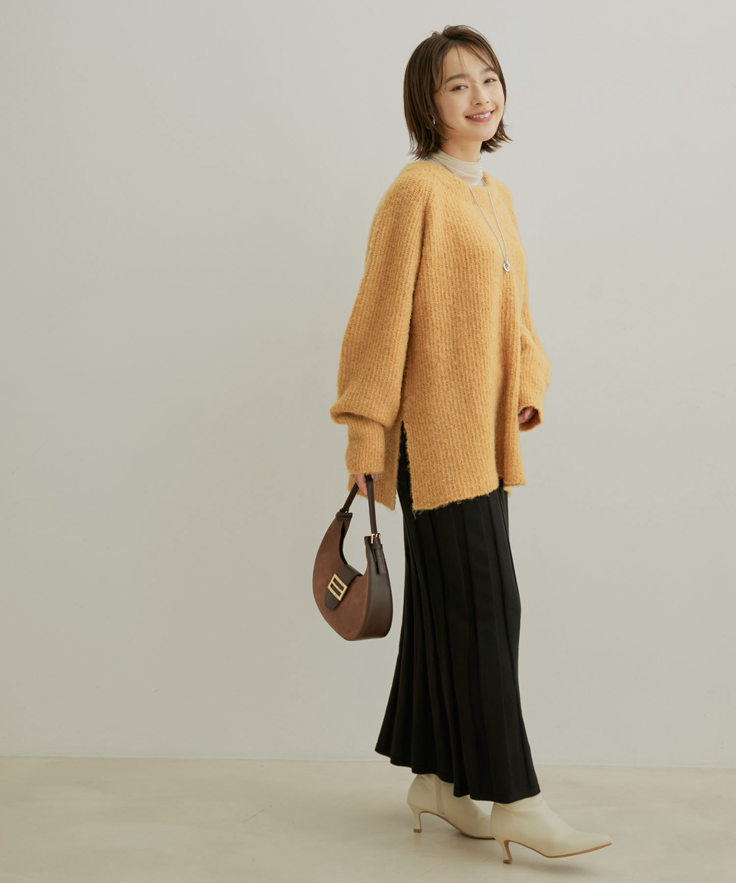 VIS「バックリボンルーズニット」|ニット・セーター|