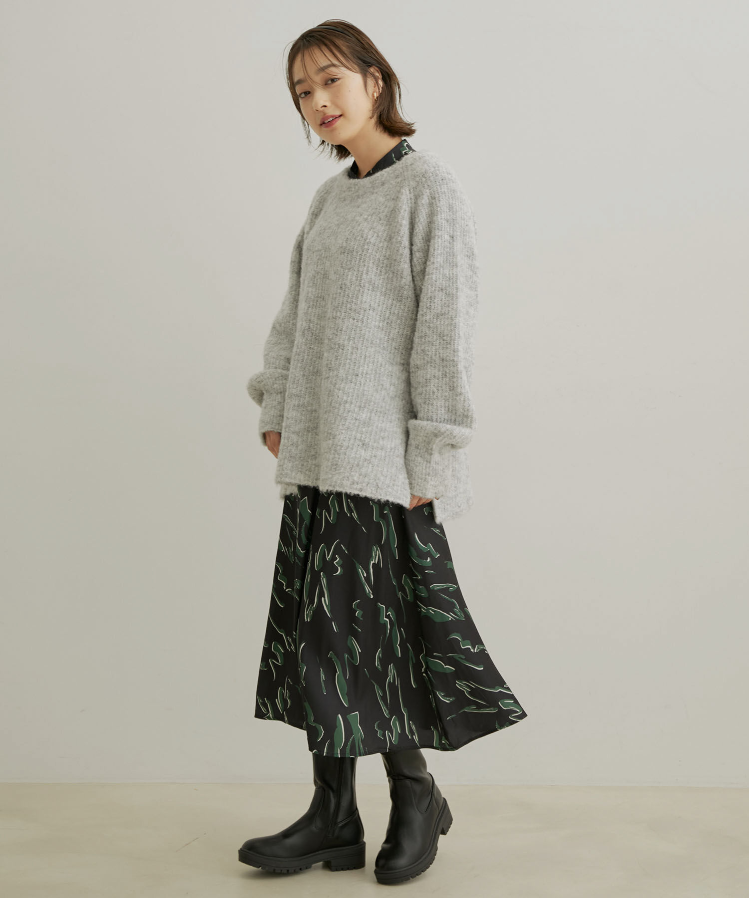 VIS「バックリボンルーズニット」|ニット・セーター|