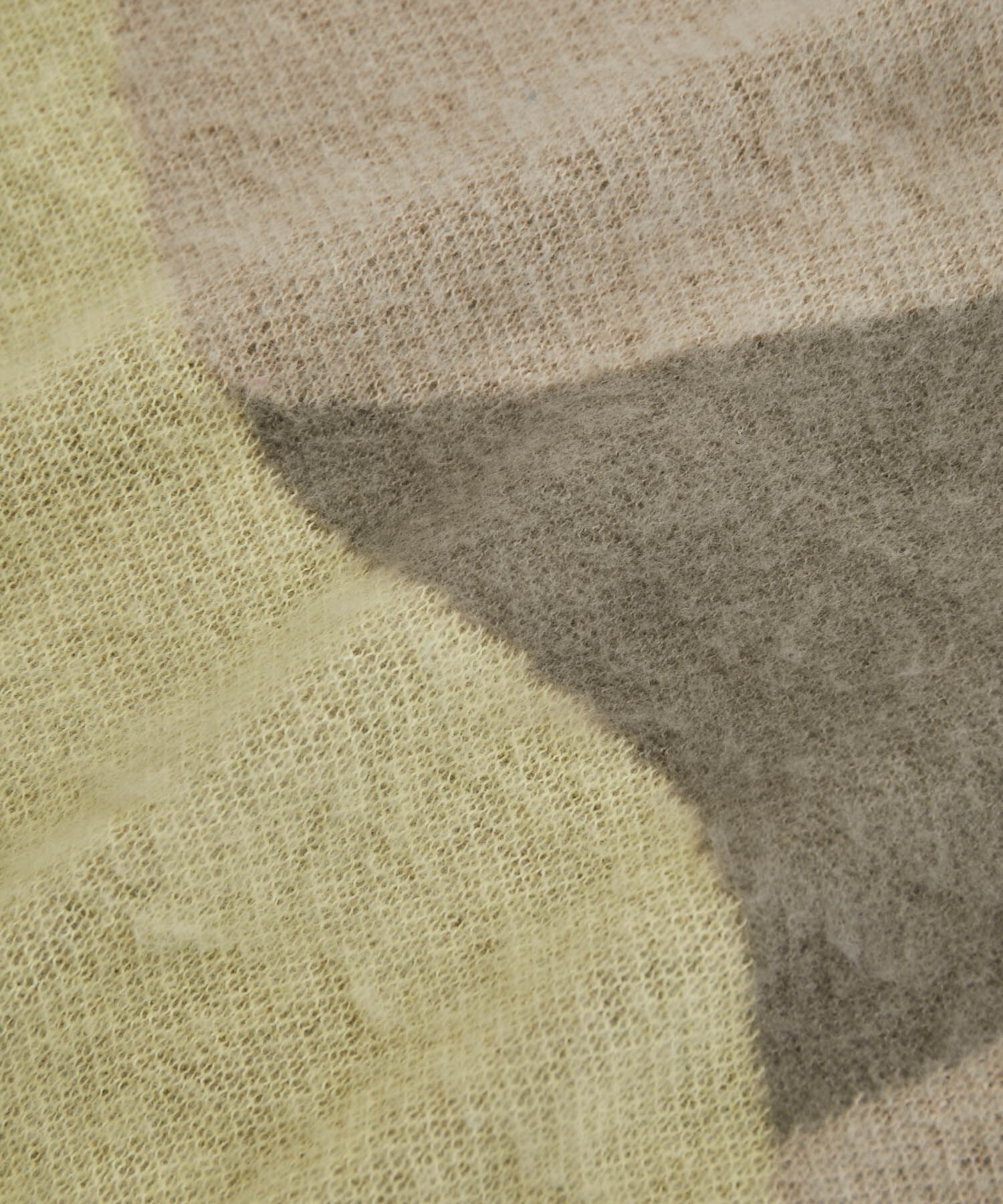 VIS「アート柄＆無地アソートふわふわVネックニット」|ニット・セーター|