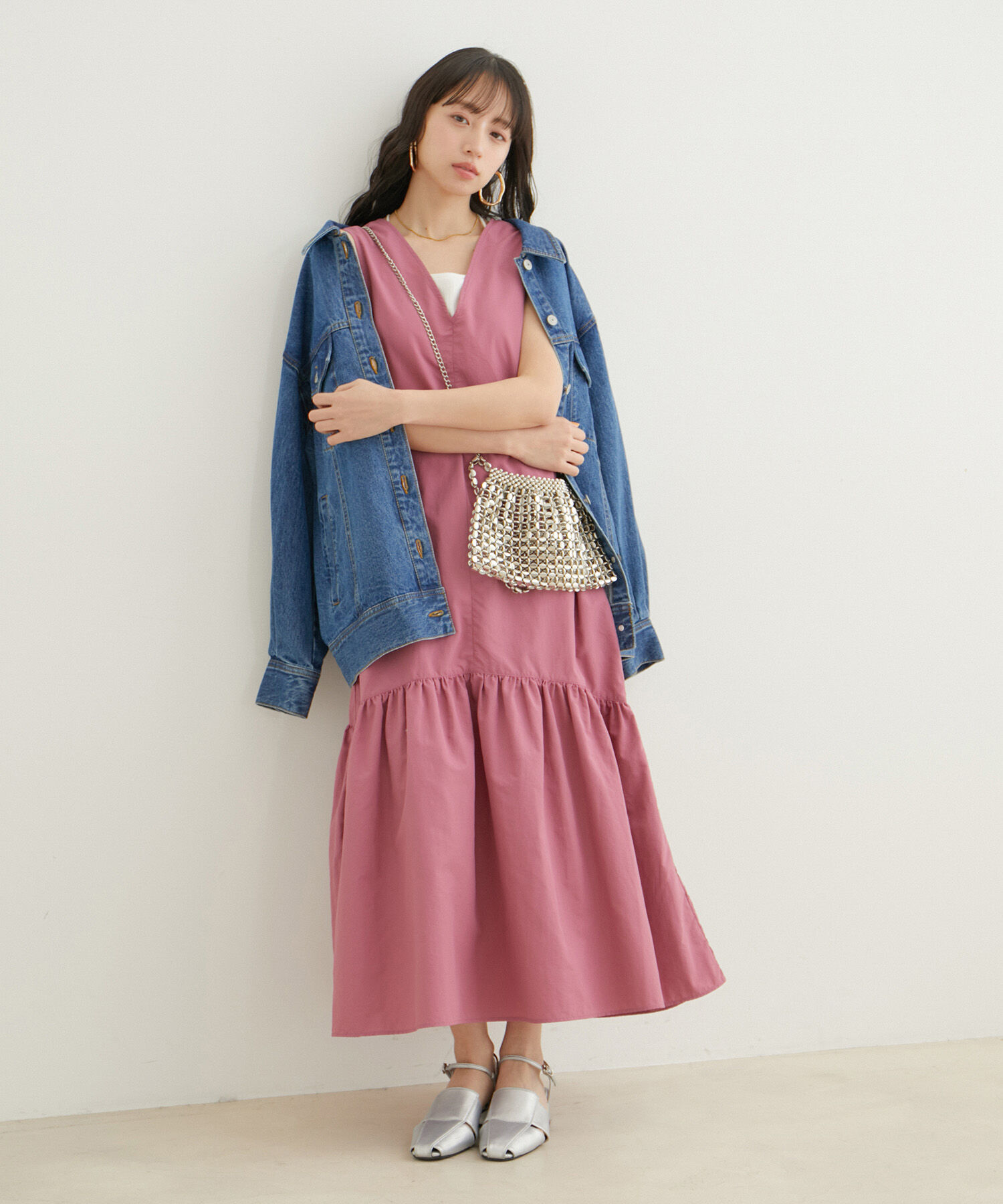 VIS「ウエストドロストワンピース」|ワンピース|