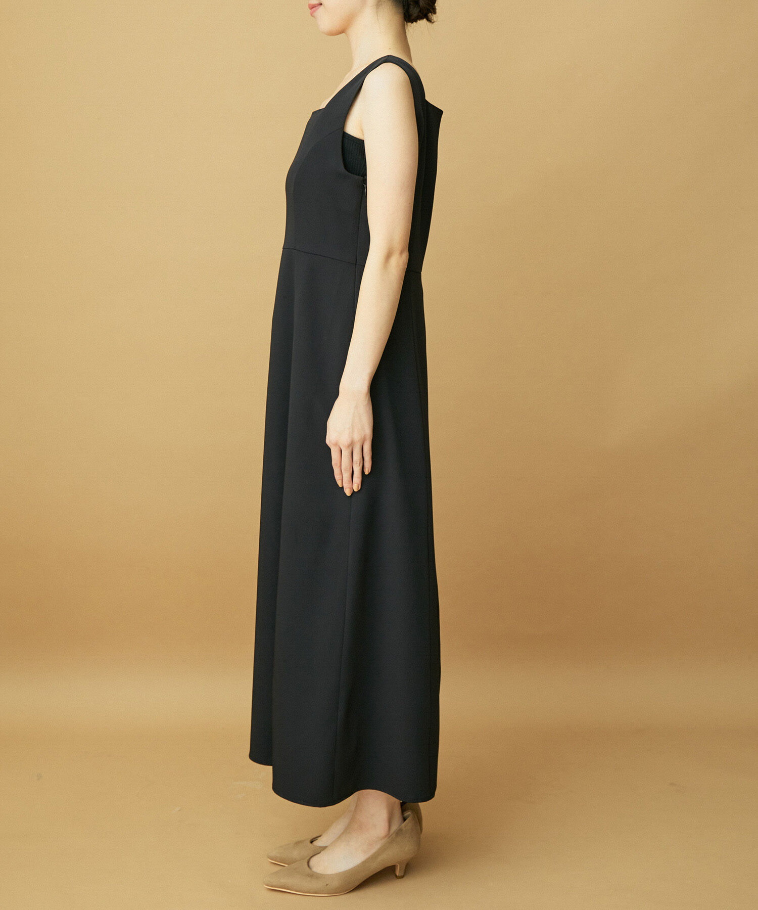 VIS「【VIS DRESS】シャーリングボレロセットワンピース」|ワンピース|