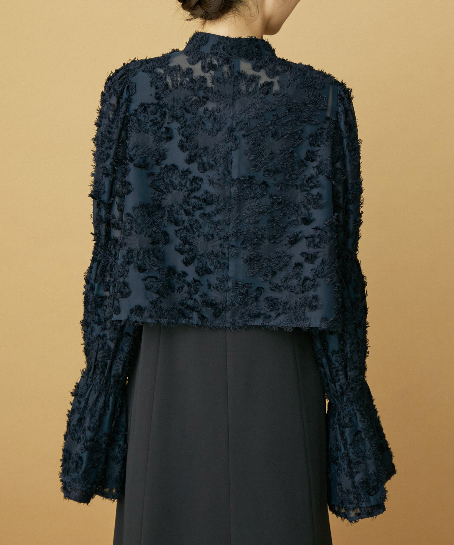 VIS「【VIS DRESS】シャーリングボレロセットワンピース」|ワンピース|