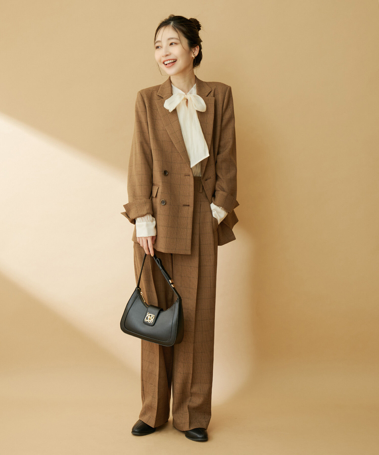 VIS「【セットアップ対応】ウールライクメランジジャケット【アンチピリング・洗える・防シワ】」|テーラードジャケット|