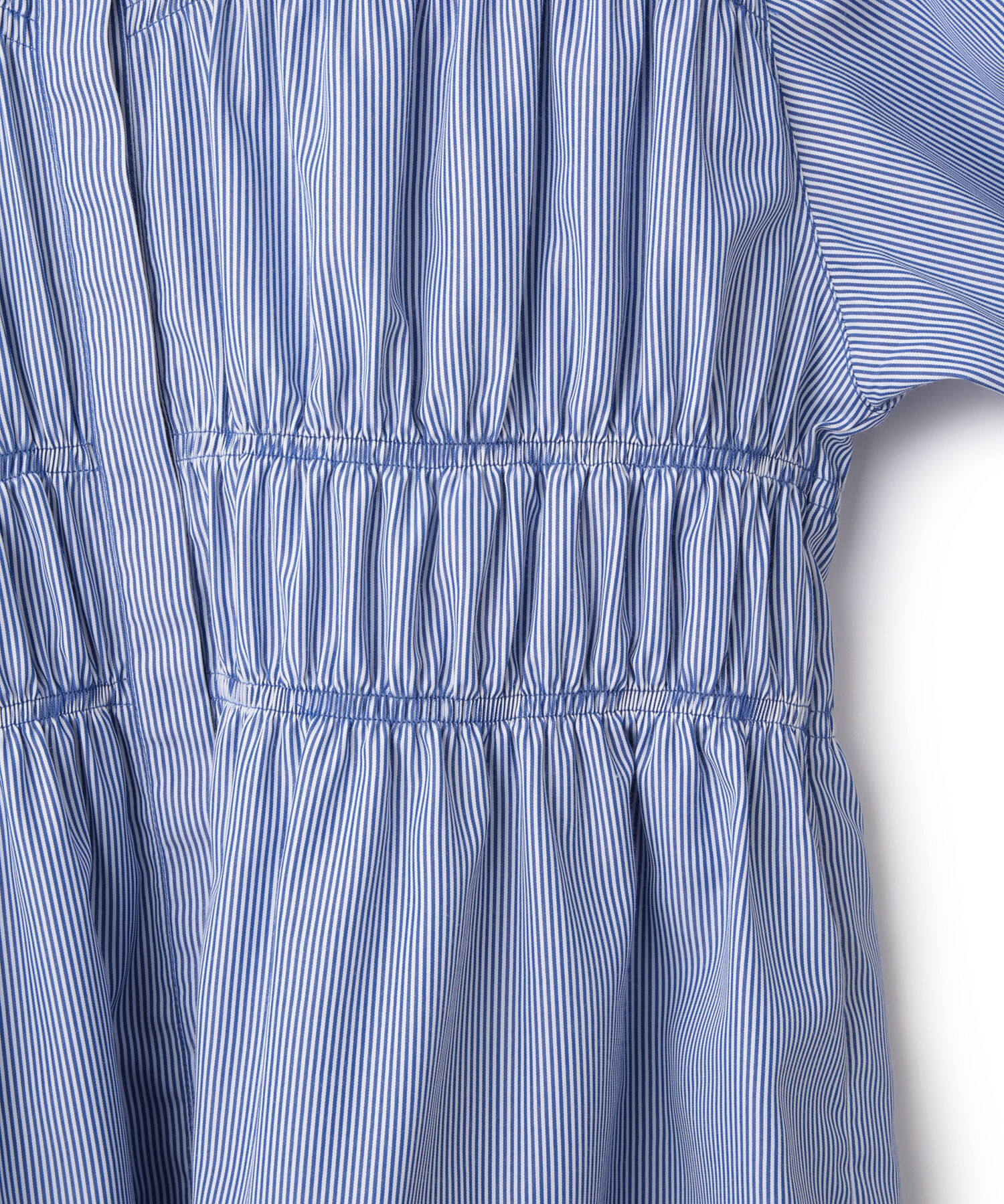 VIS「【洗える】シャーリングデザインシャツ」|シャツ・ブラウス|